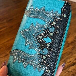 Montana West~Turquoise Wallet